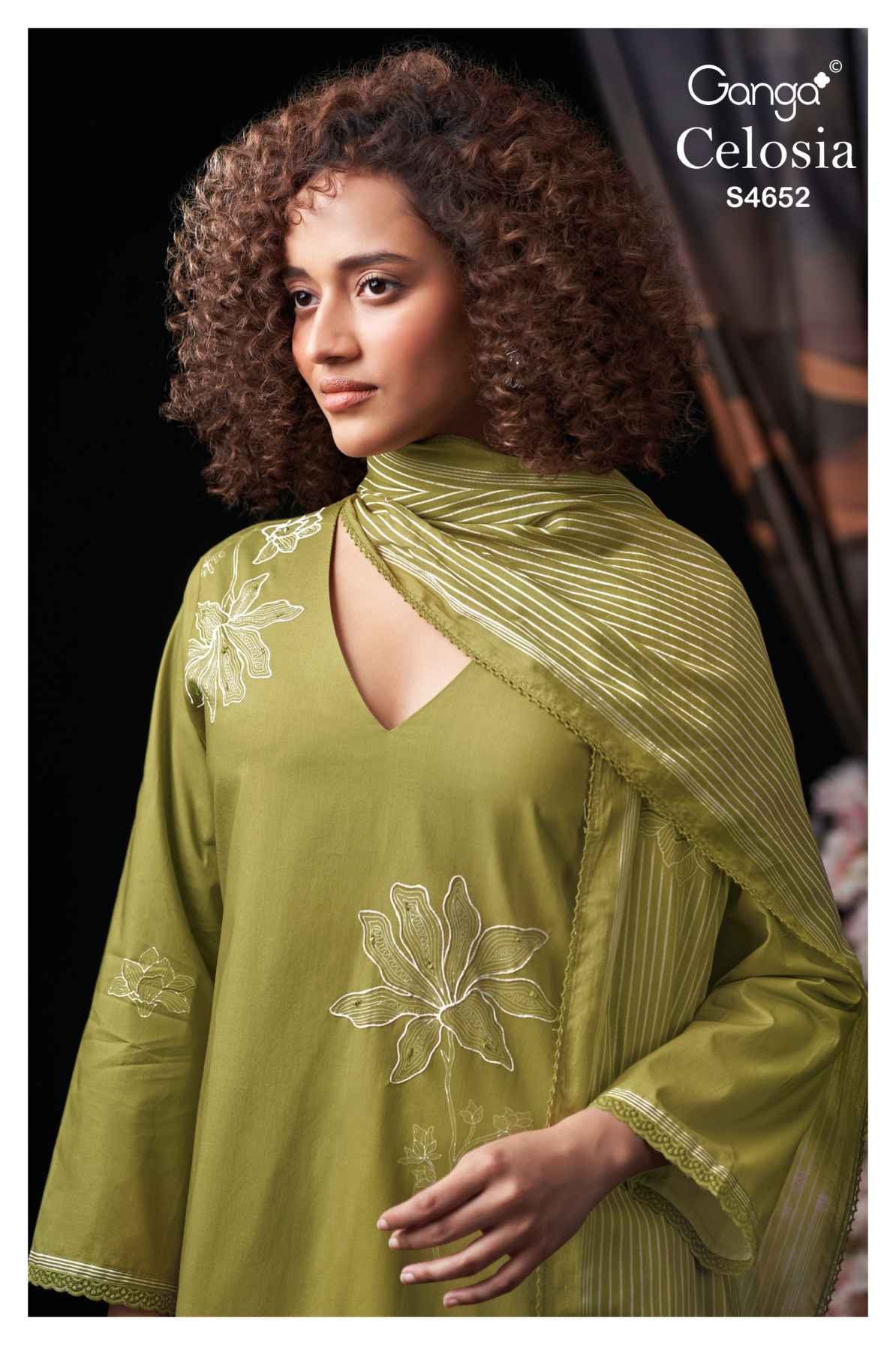 BUY GANGA SUITS GANGA CELOSIA S4652 TOP DESIGN