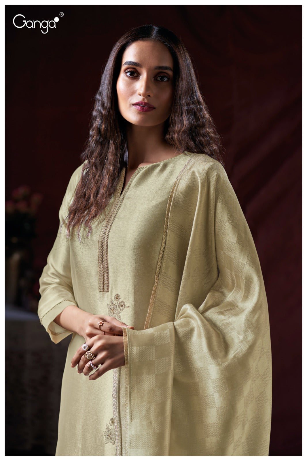 GANGA FASHIONS ZYLEE S3731 | PREMIUM PURE BEMBERG SILK - ASHOK LAL & SONS