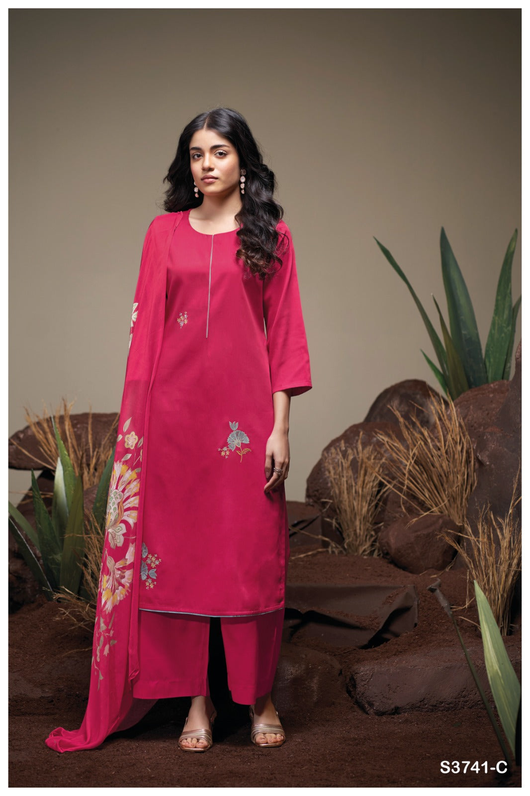 Ganga AGATHA S3741| Ganga Suits Wholesaler in Rohtak – Ashok Lal & Sons