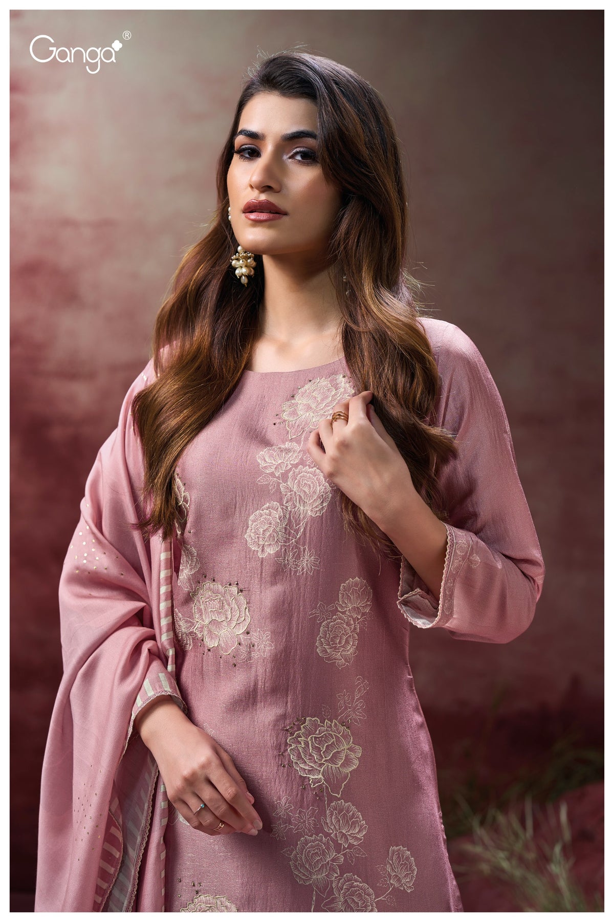 Ganga ELLAHI S3141| Ganga Suits Wholesaler in Rohtak – Ashok Lal & Sons