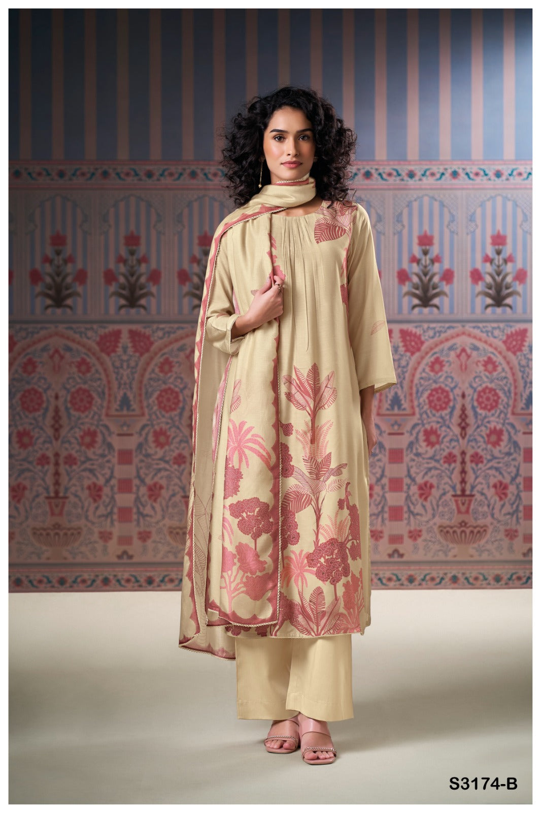 Ganga AAKANSHI S3174| Ganga Suits Wholesaler in Rohtak – Ashok Lal & Sons