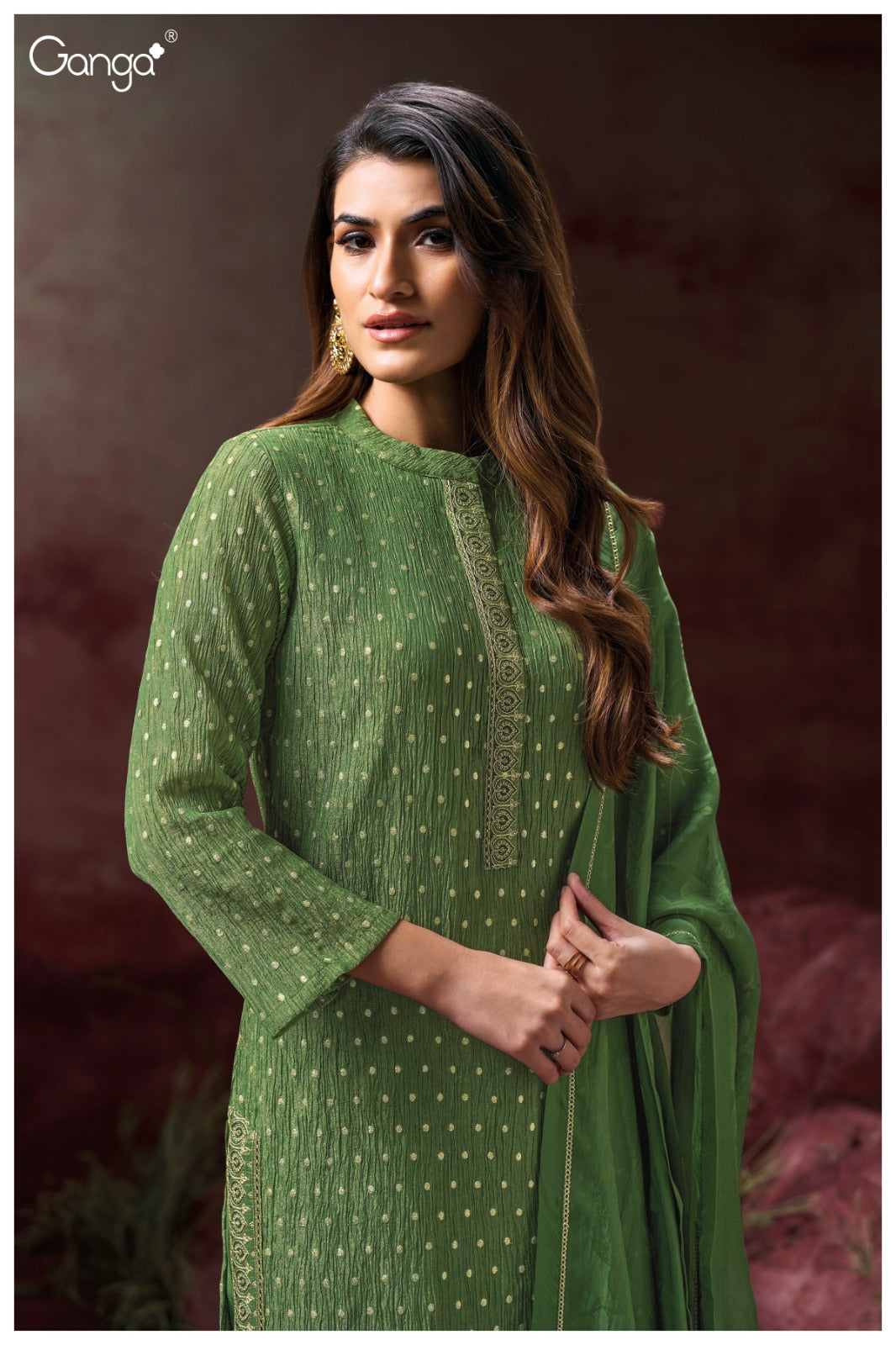 Ganga SRIA S3126| Ganga Suits Wholesaler in Rohtak – Ashok Lal & Sons