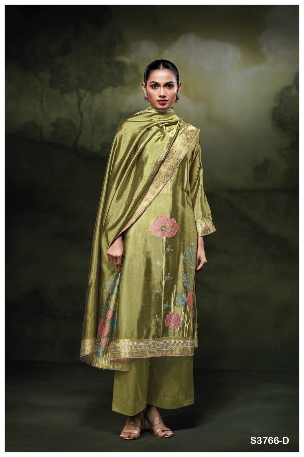 GANGA PONDS S3766 | Premium Pure Viscose Woven Suit – Ganga Suits Ashok Lal & Sons