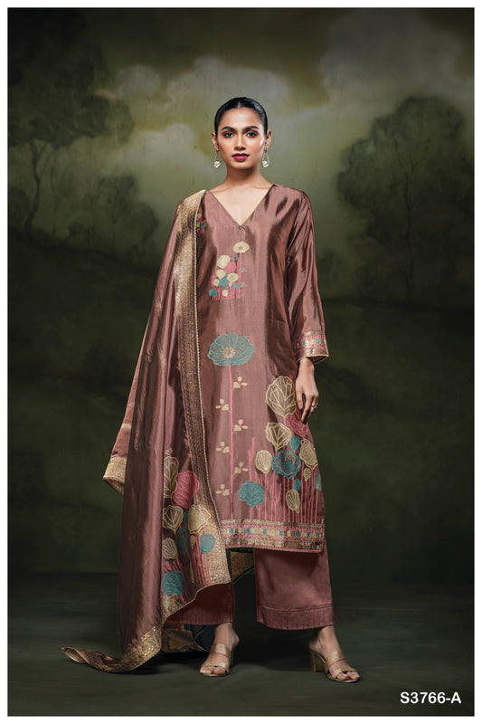 GANGA PONDS S3766 | Premium Pure Viscose Woven Suit – Ganga Suits Ashok Lal & Sons
