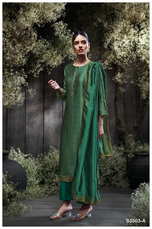 Ganga OSENNA S3503 | Premium Viscose Woven Suits Suit – Ganga Suits Ashok Lal & Sons