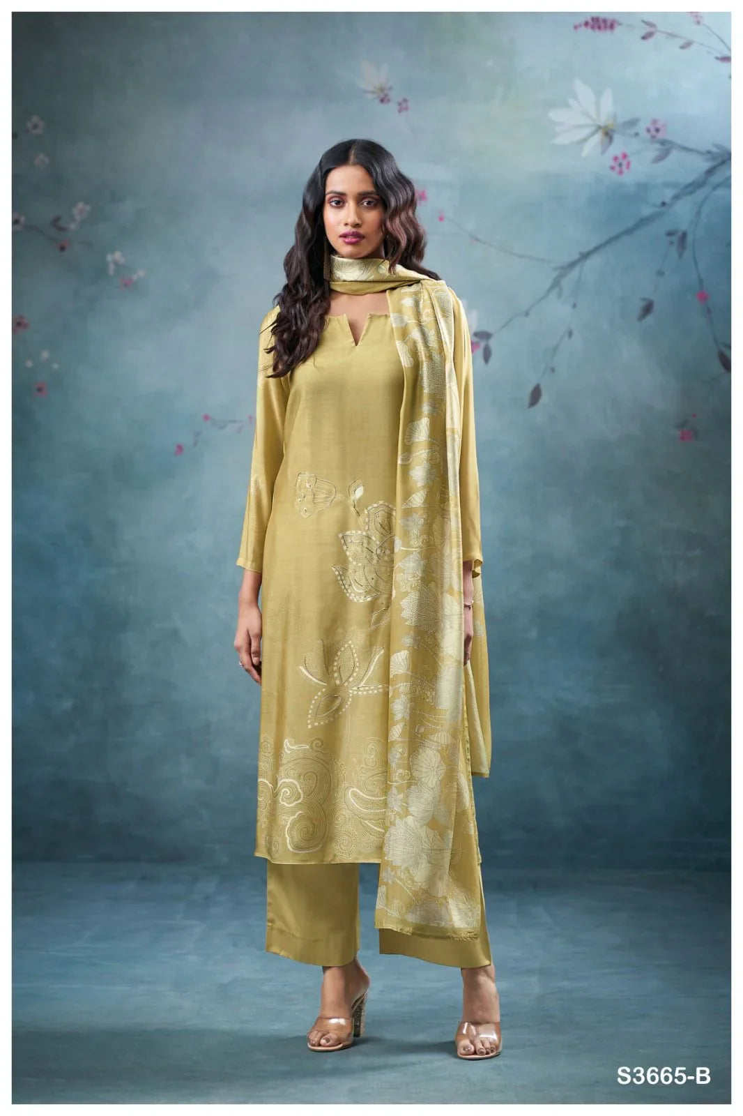 GANGA FASHIONS QIRAT | S3665