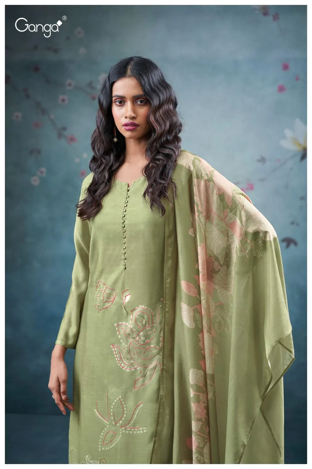 GANGA FASHIONS QIRAT | S3665