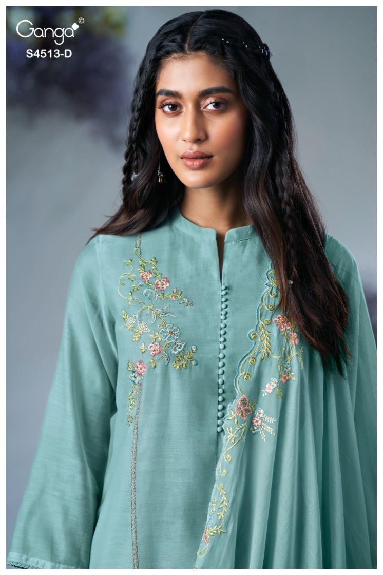 BUY GANGA SUITS ONLINE GANGA AAYRA S4513 FULL SET