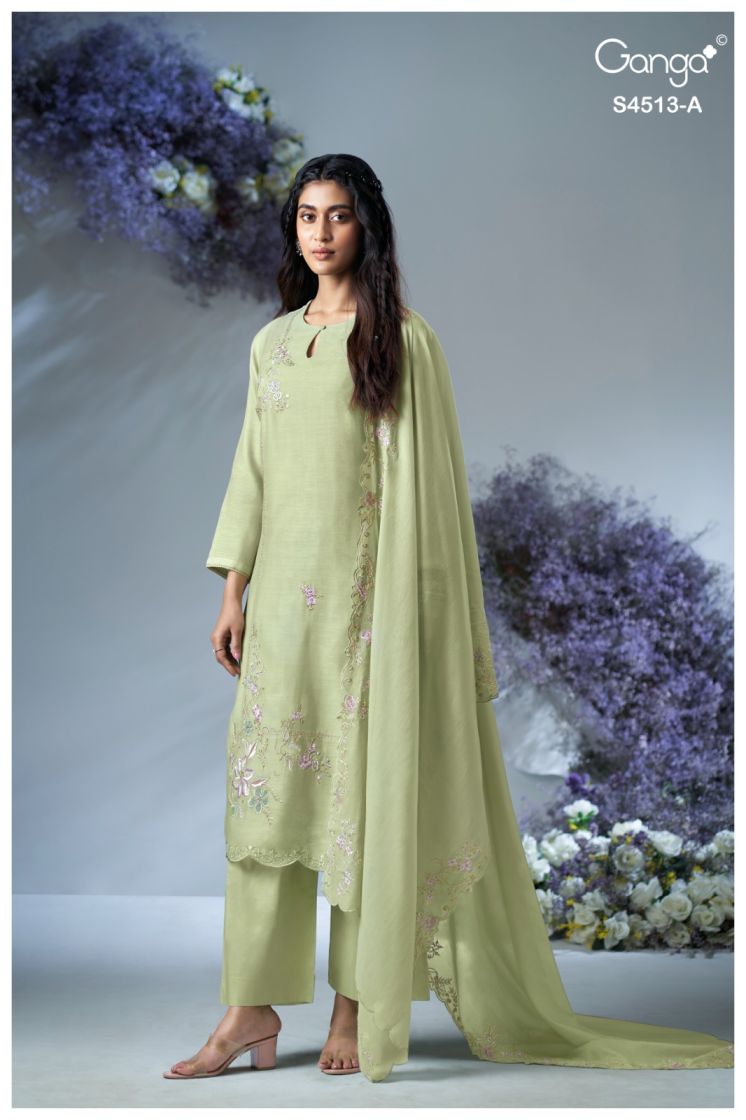 BUY GANGA SUITS ONLINE GANGA AAYRA S4513 TOP DESIGN