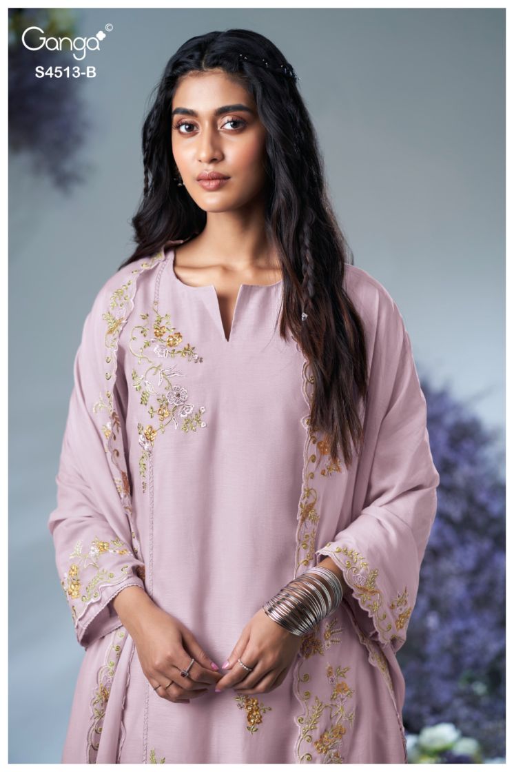 BUY GANGA SUITS ONLINE GANGA AAYRA S4513 NEW CATALOGUE