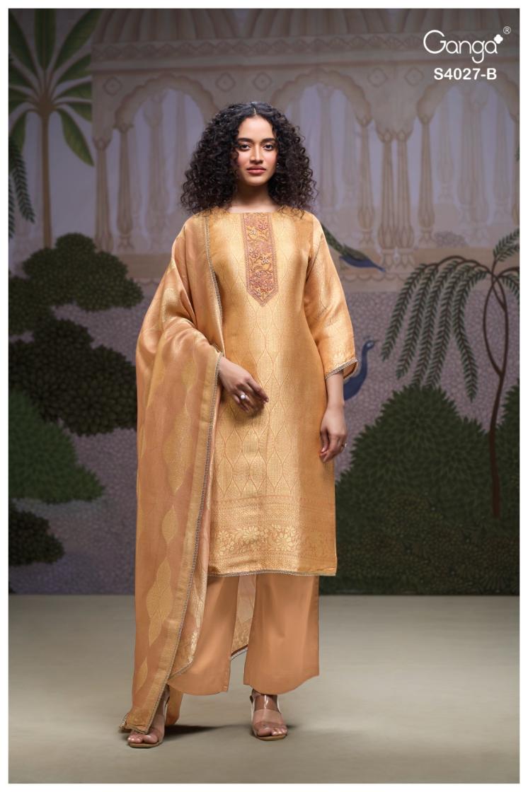 BUY GANGA SUITS GANGA ALANA S4027 TOP DESIGN
