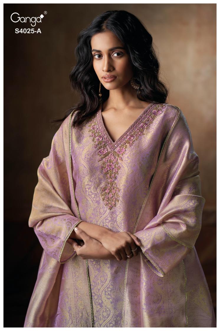 BUY GANGA SUITS SINGLE PIECE GANGA ARELIA S4025 TOP DESIGN