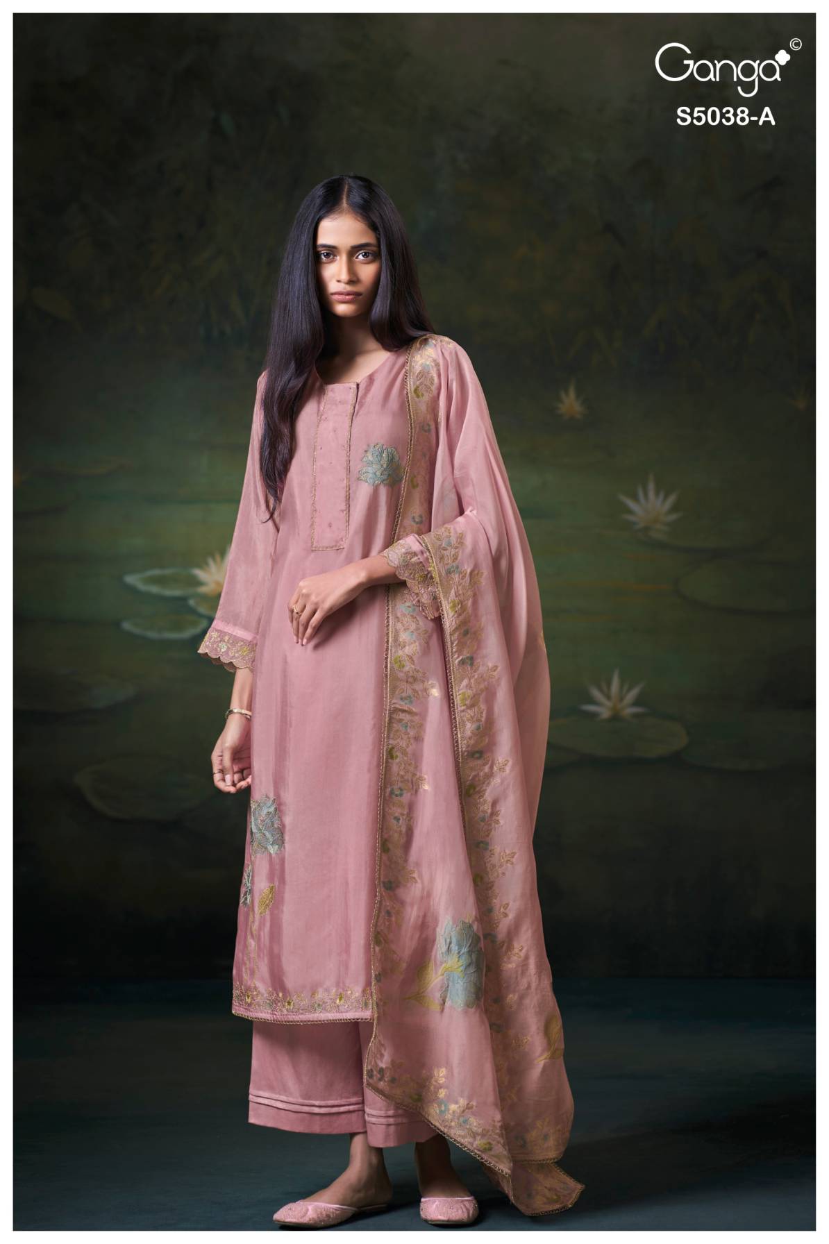 BUY GANGA SUITS GANGA AVENTHA S5038 FULL SET