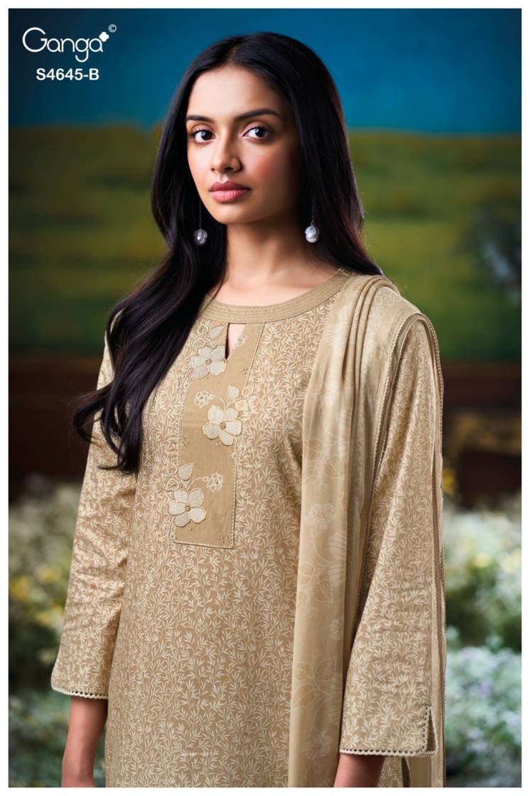 BUY GANGA SUITS GANGA BINALEE S4645 TOP DESIGN