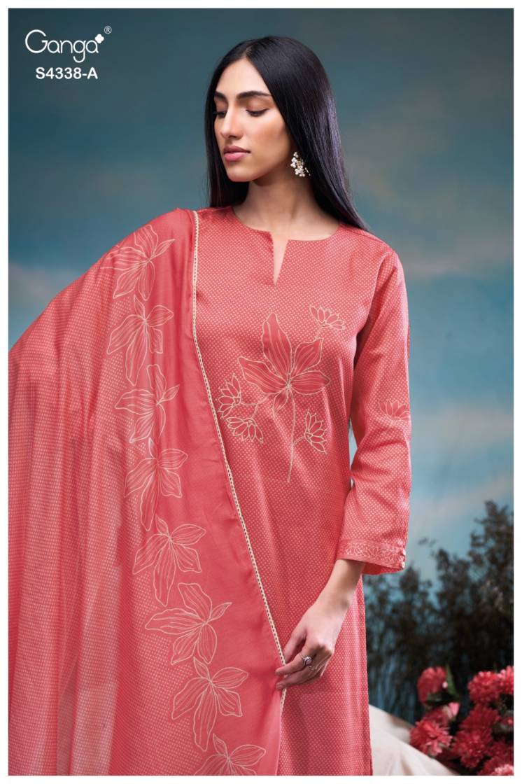 BUY GANGA SUITS ONLINE GANGA BRESIYA S4338 PREMIUM SUIT