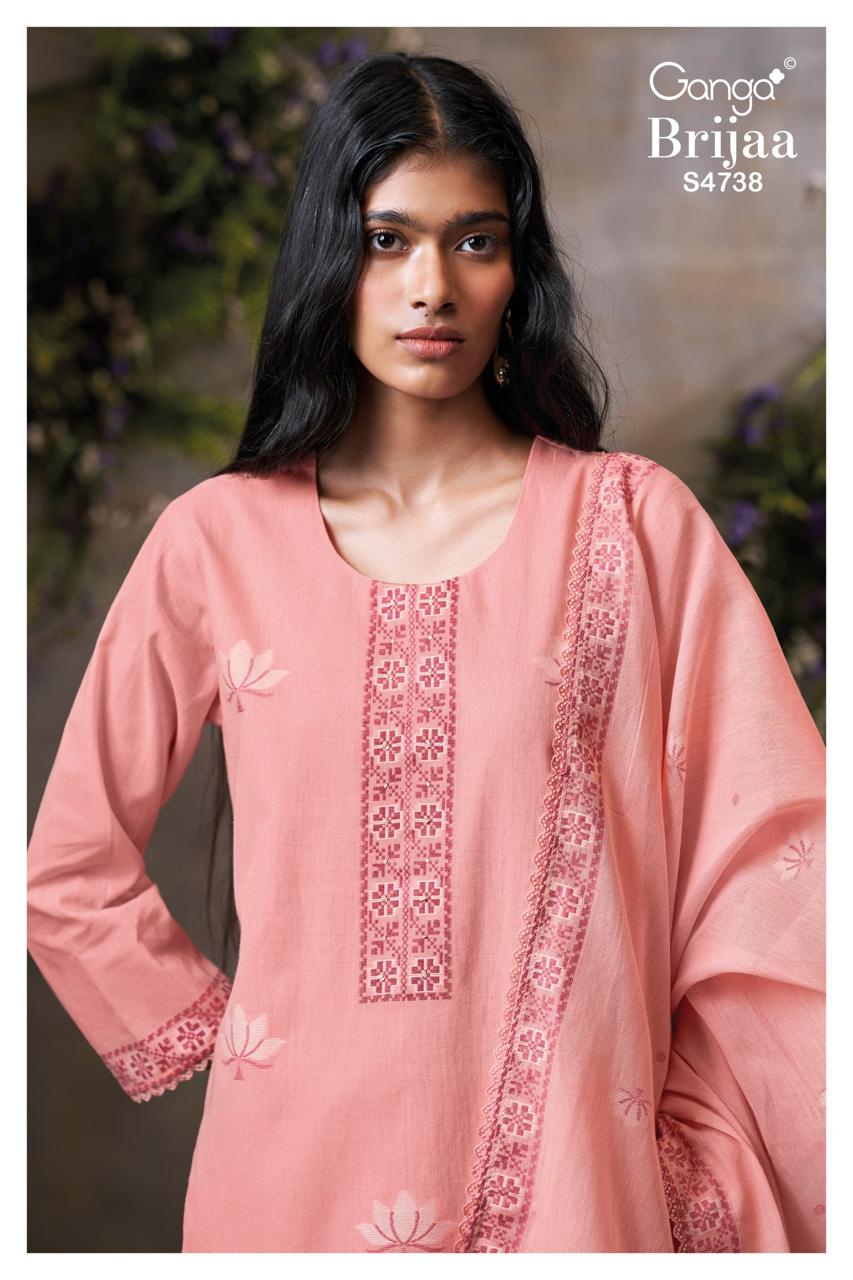 BUY GANGA SUITS ONLINE GANGA BRIJAA S4738 TOP DESIGN