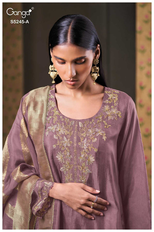 BUY GANGA SUITS GANGA BRISAYA S5245 DUPATTA DESIGN