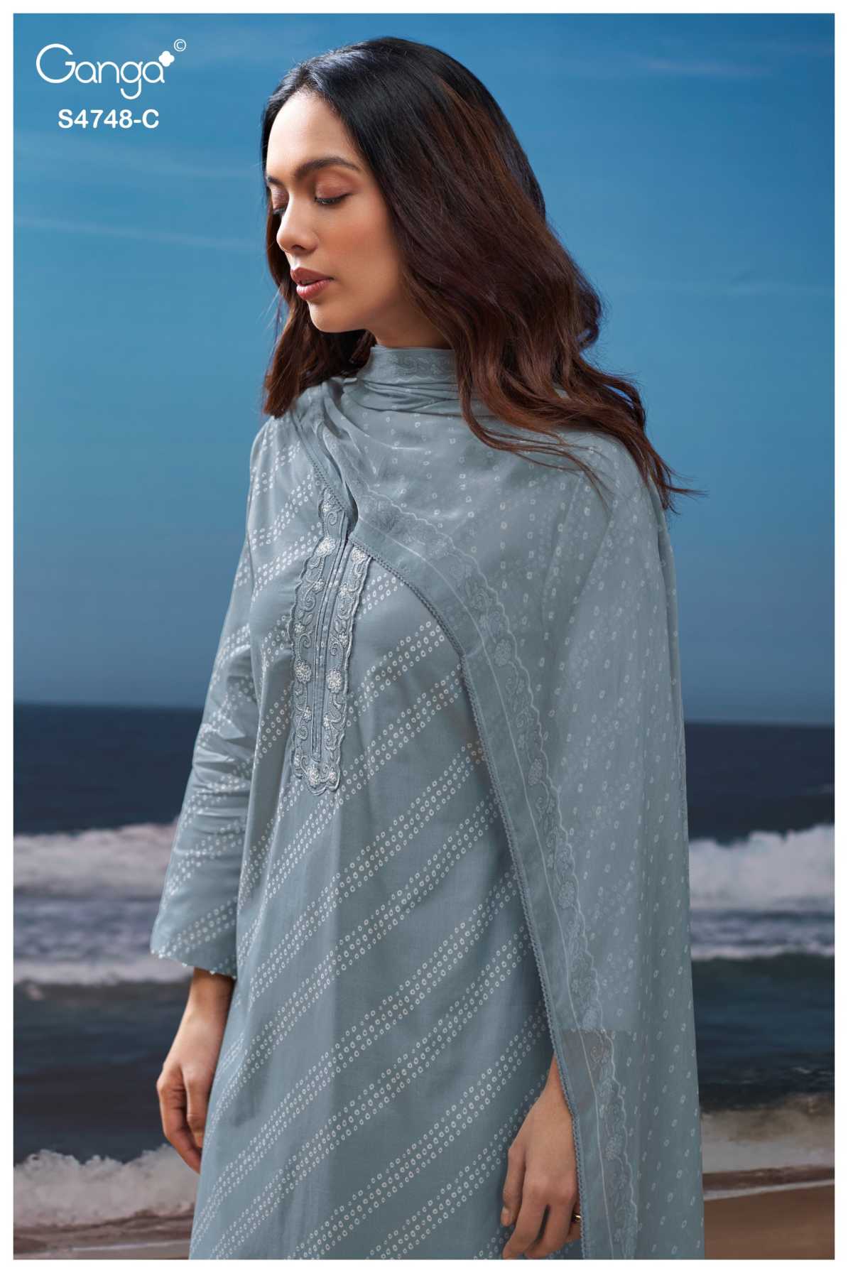 BUY GANGA SUITS ONLINE GANGA CAIRAEL S4748 TOP DESIGN