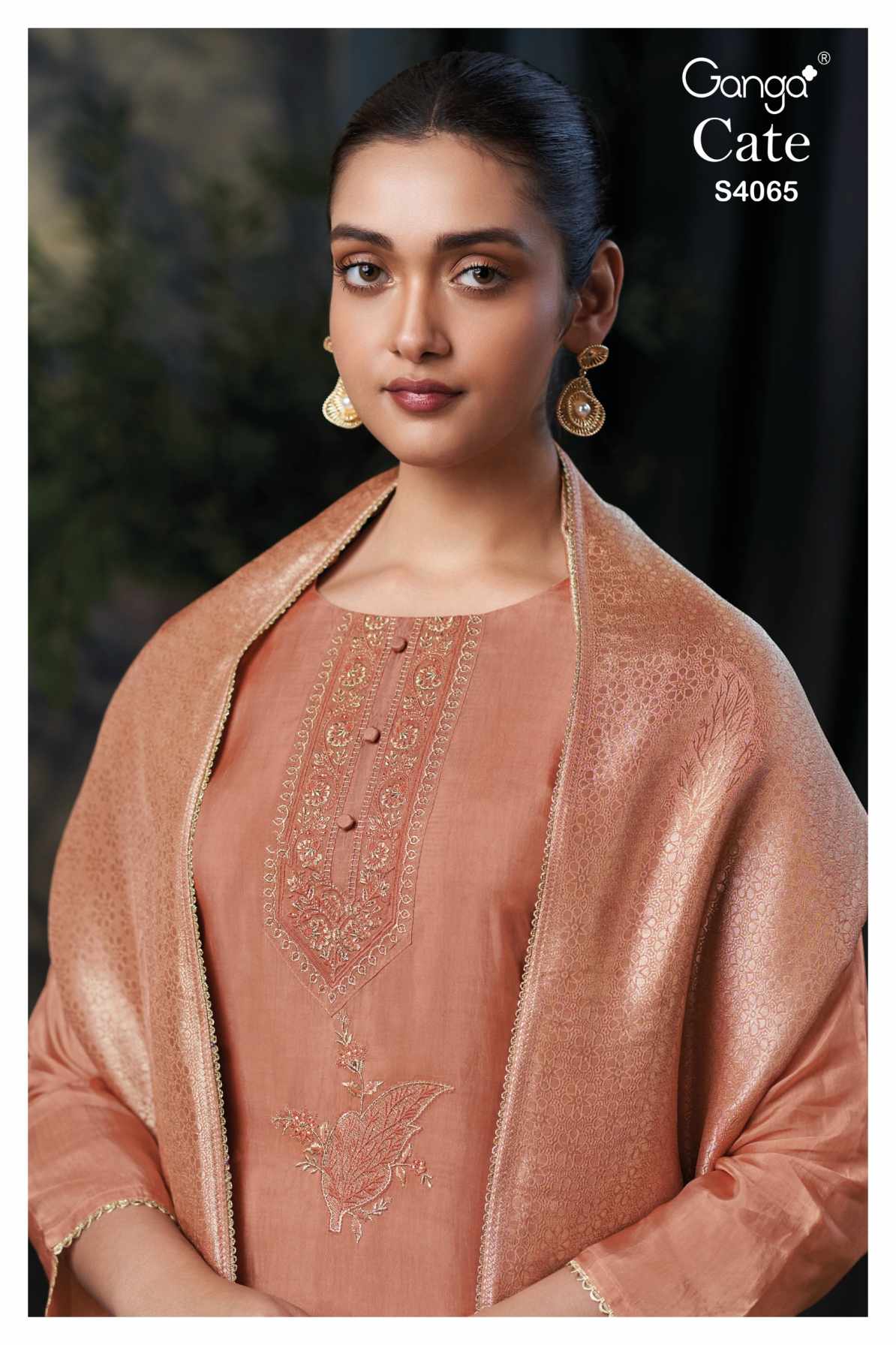 buy ganga cate s4065 premium pure bemberg habutai silk suit online