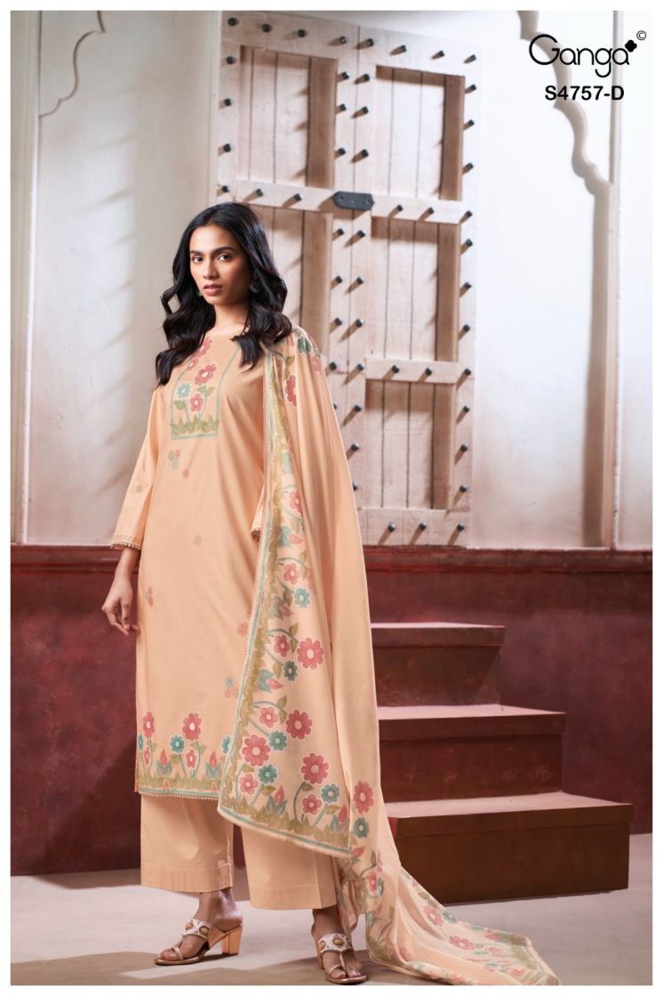 GANGA CIRELIA S4757 PREMIUM COTTON SUIT