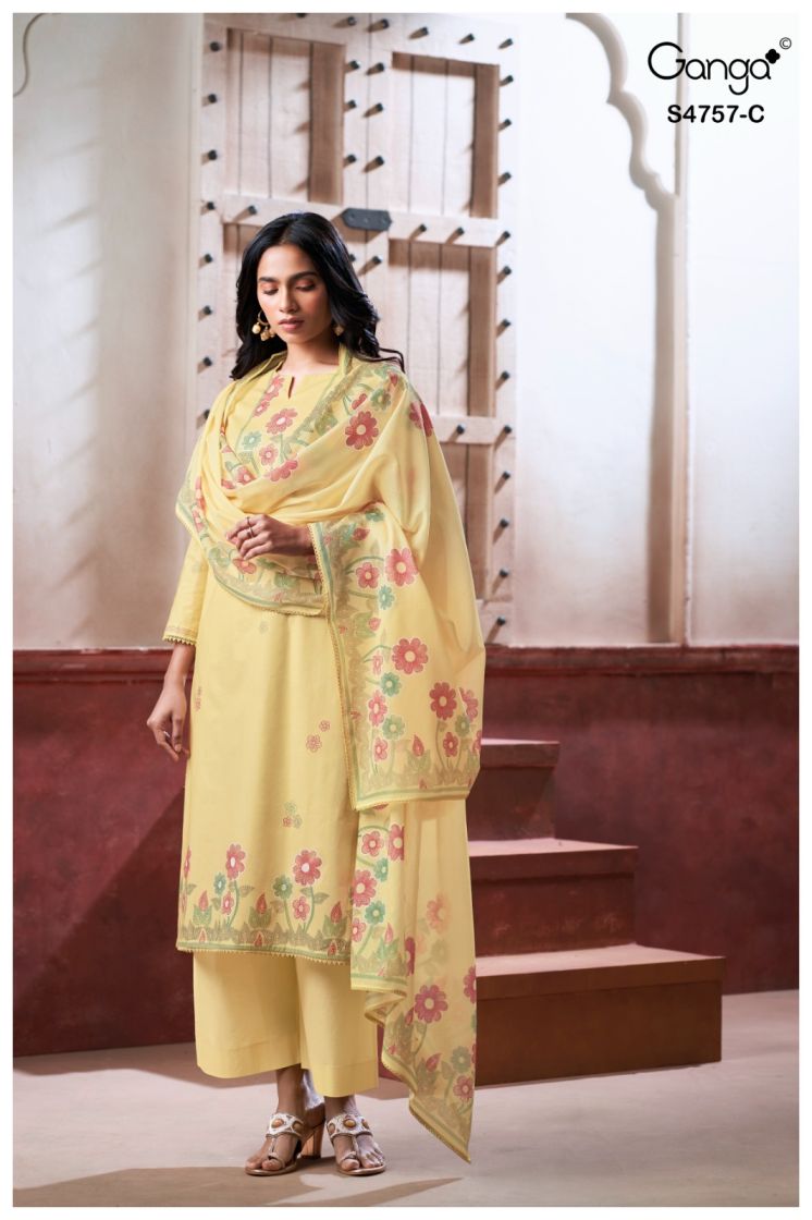 BUY GANGA SUITS ONLINE GANGA CIRELIA S4757 TOP DESIGN