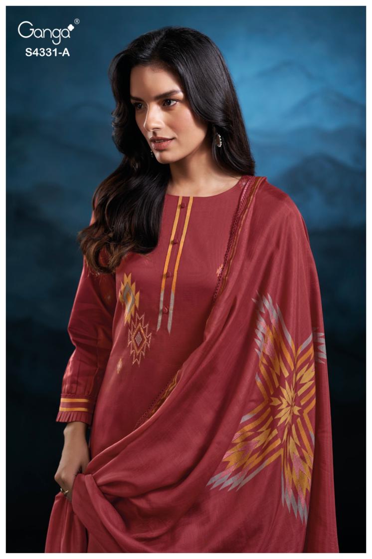 BUY GANGA SUITS WITH PRICE GANGA CRISA S4331 PREMIUM SUIT