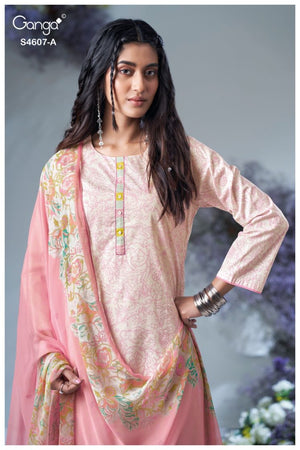 GANGA DAZIEL S4607 PREMIUM COTTON SUIT