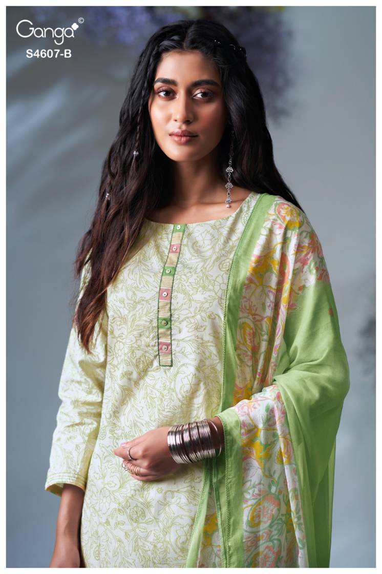 BUY GANGA SUITS GANGA DAZIEL S4607 CLOSEUP IMAGE