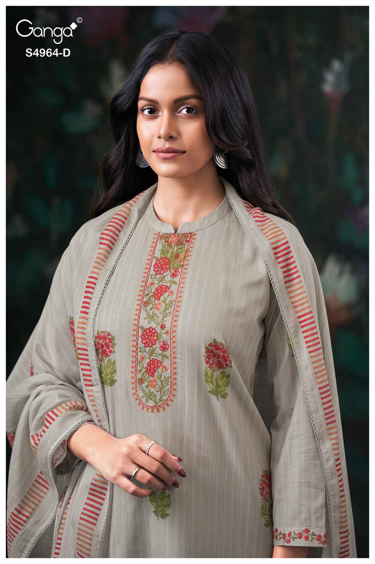 BUY GANGA SUITS GANGA DEYZA S4964 NEW CATALOGUE