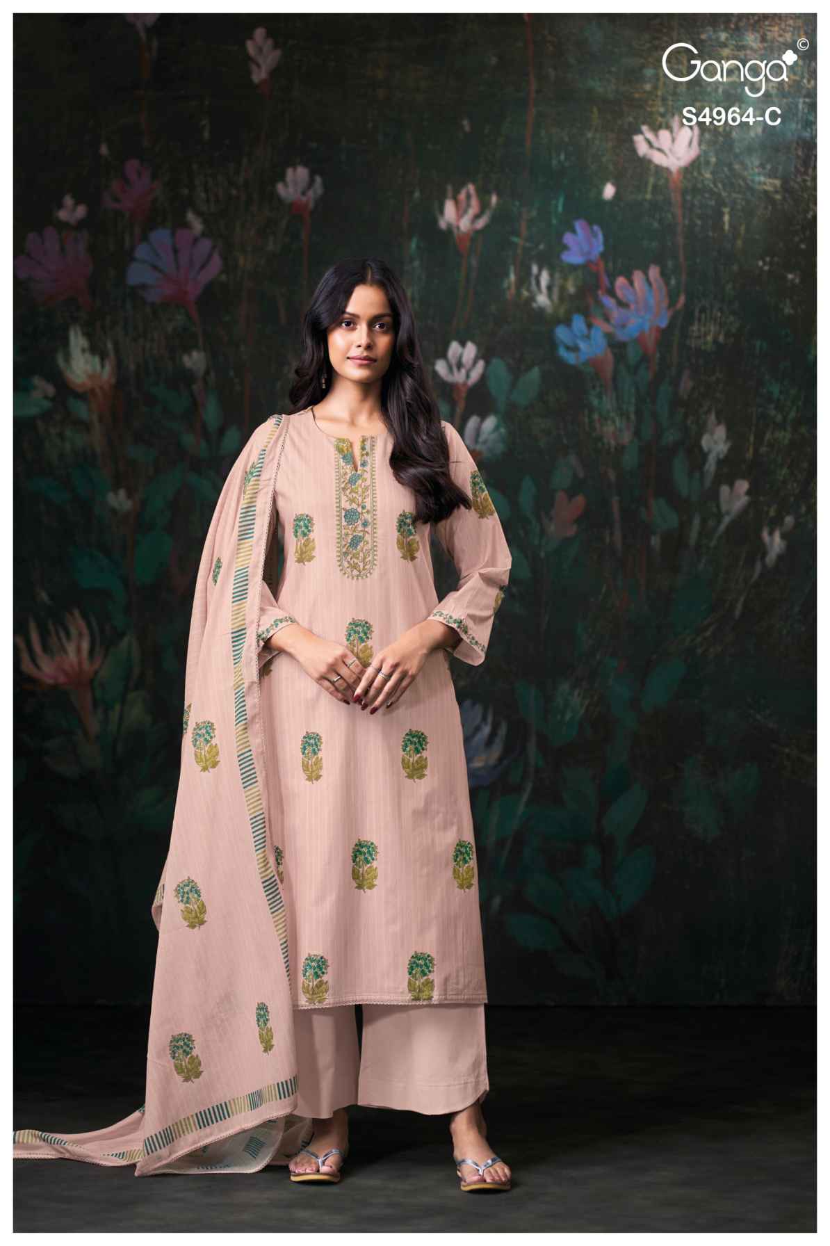 BUY GANGA SUITS GANGA DEYZA S4964 TOP DESIGN