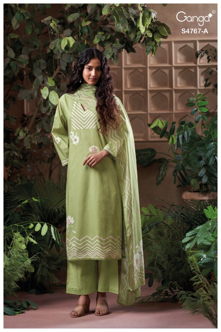 BUY GANGA SUITS GANGA DIRELIA S4767 FULL SET