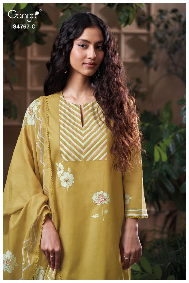 BUY GANGA SUITS GANGA DIRELIA S4767 LATEST DESIGN IMAGE