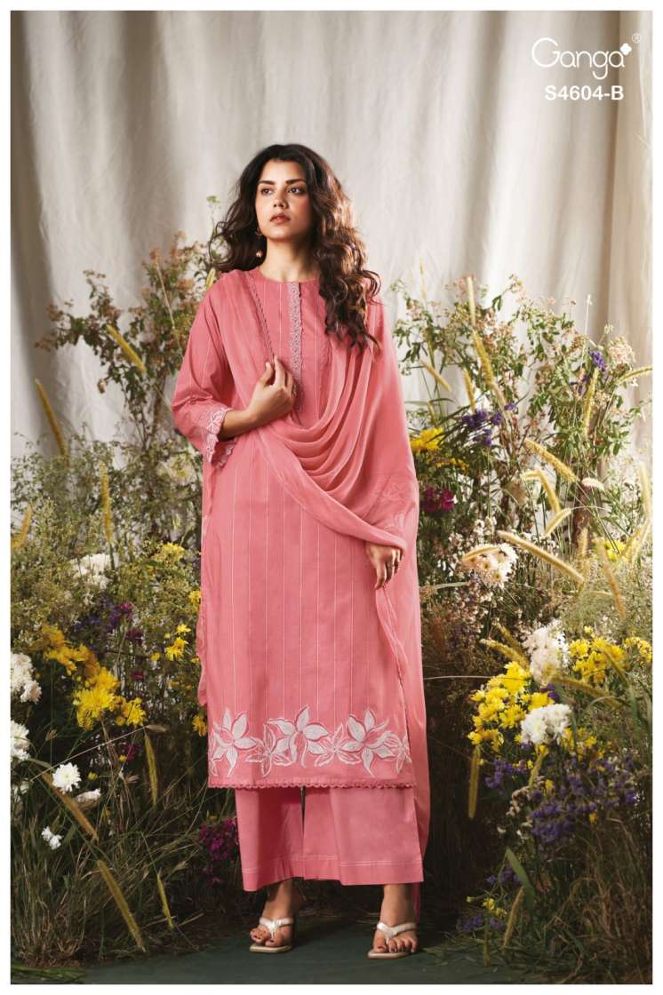 BUY GANGA SUITS WITH PRICE GANGA DIVENA S4604 FRONT VIEW
