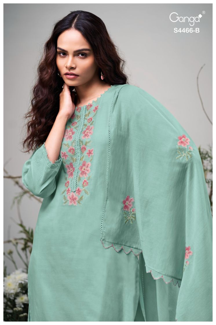 BUY GANGA SUITS ONLINE GANGA DIYANAE S4466 FULL SET