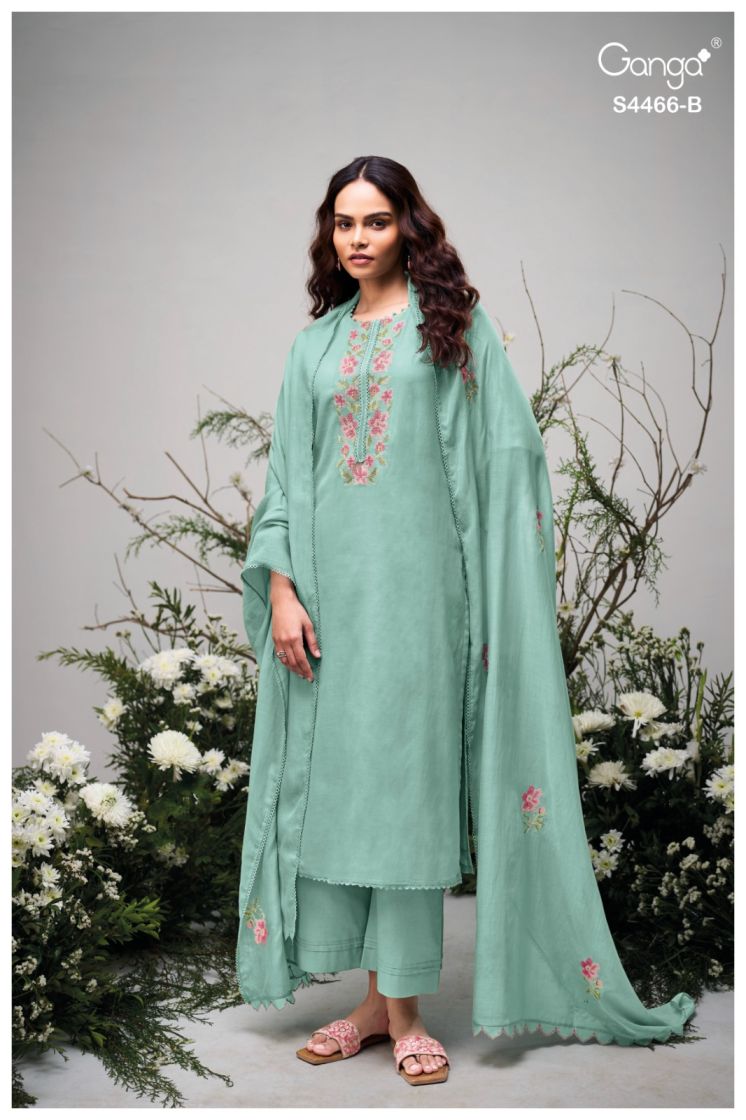 BUY GANGA SUITS ONLINE GANGA DIYANAE S4466 TOP DESIGN