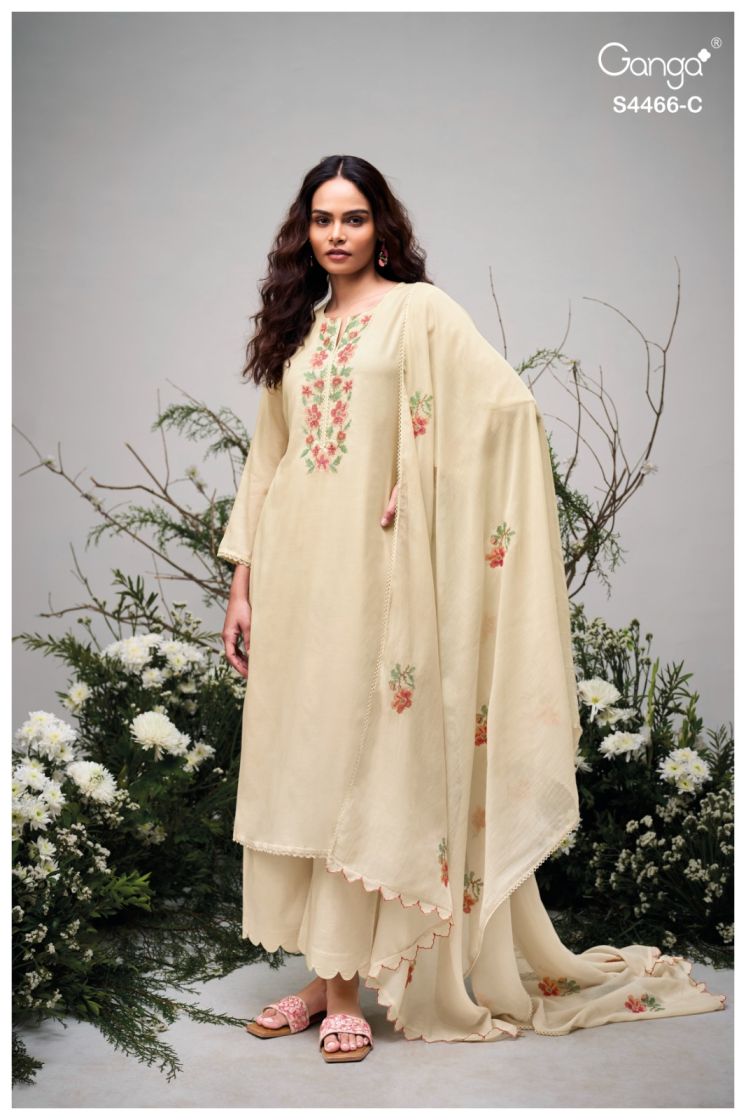 BUY GANGA SUITS ONLINE GANGA DIYANAE S4466 BACK VIEW