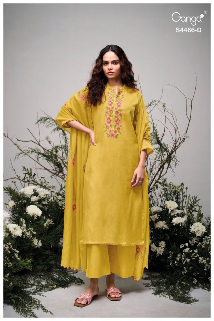 BUY GANGA SUITS ONLINE GANGA DIYANAE S4466 CLOSEUP IMAGE