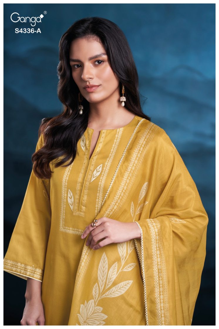 BUY GANGA SUITS ONLINE GANGA DIYRA S4336 TOP DESIGN
