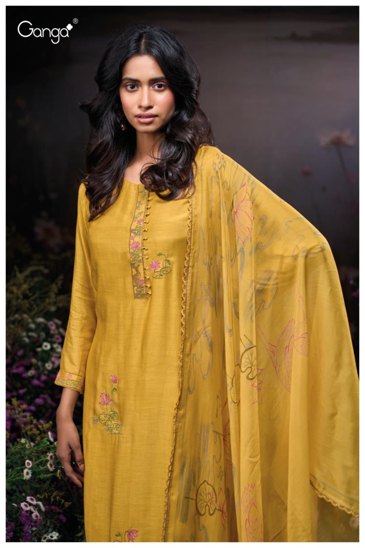 BUY GANGA SUITS SINGLE PIECE GANGA DRUELLA S3911 FRONT VIEW