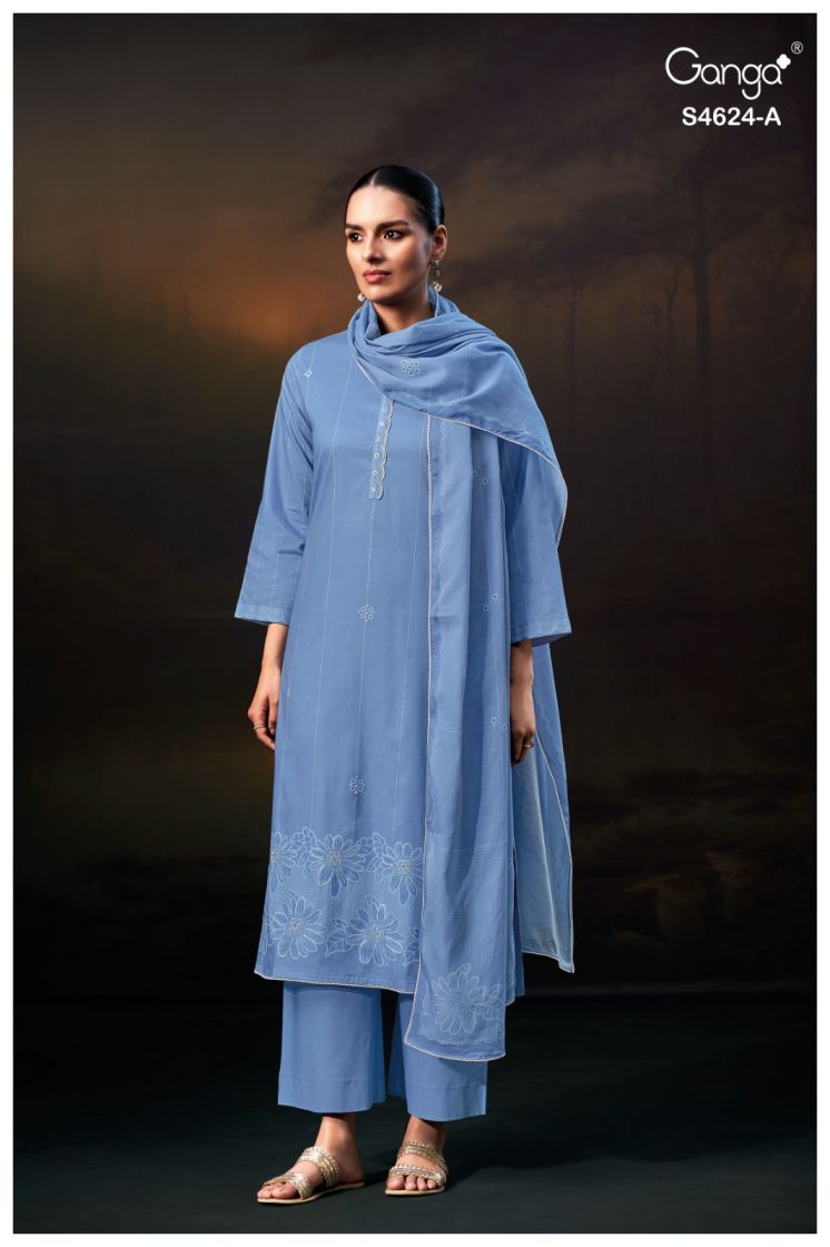 BUY GANGA SUITS GANGA ELSYA S4624 FULL SET