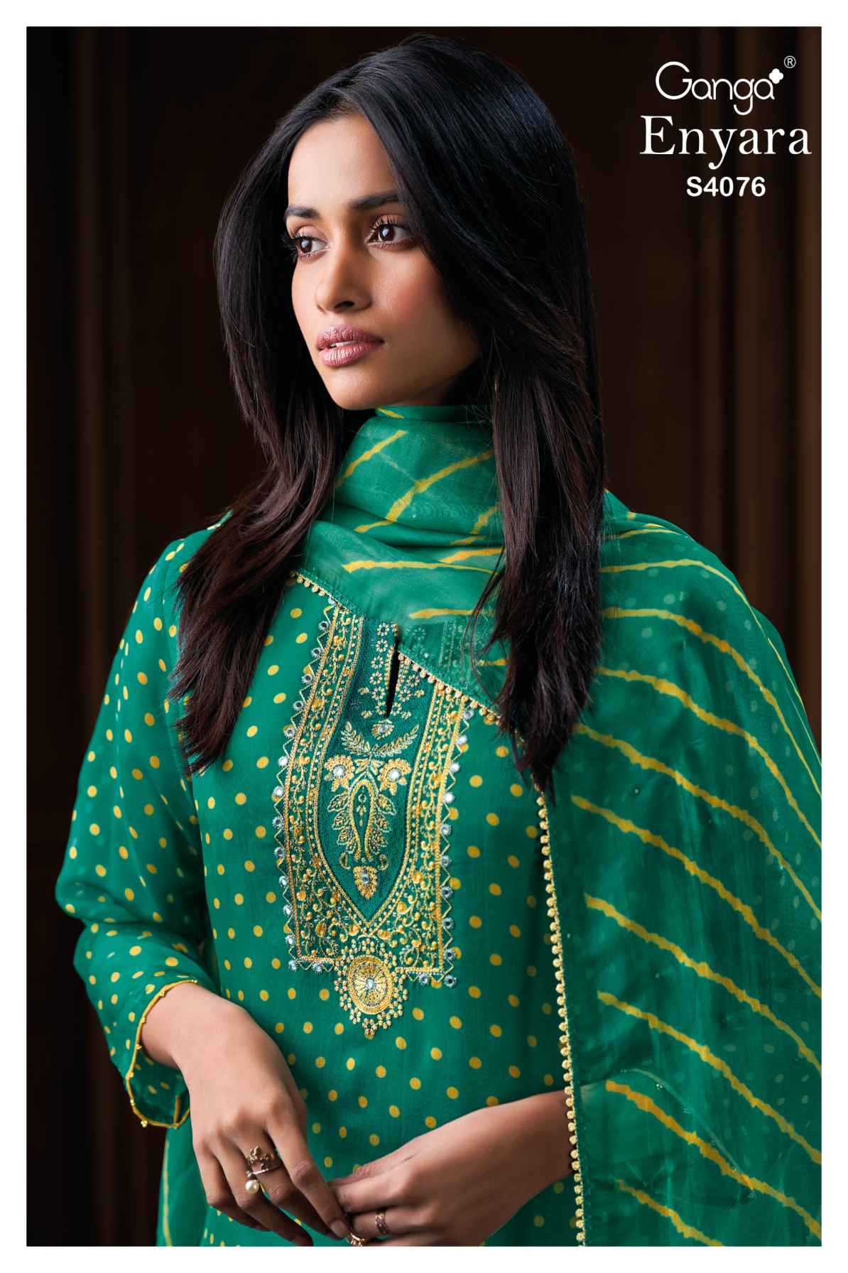 BUY GANGA SUITS WITH PRICE GANGA ENYARA S4076CLOSEUP IMAGE