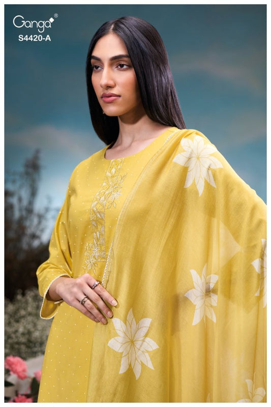 BUY GANGA SUITS ONLINE GANGA ERILIN S4420 FULL SET