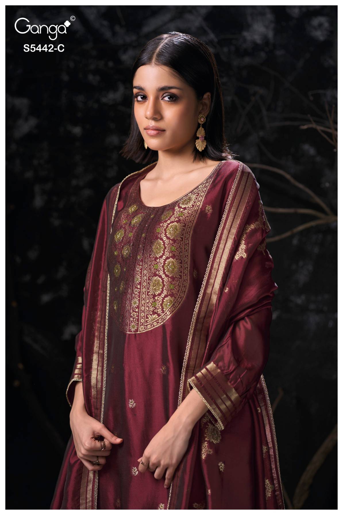 BUY GANGA SUITS GANGA EVIARA S5442 NEW CATALOGUE