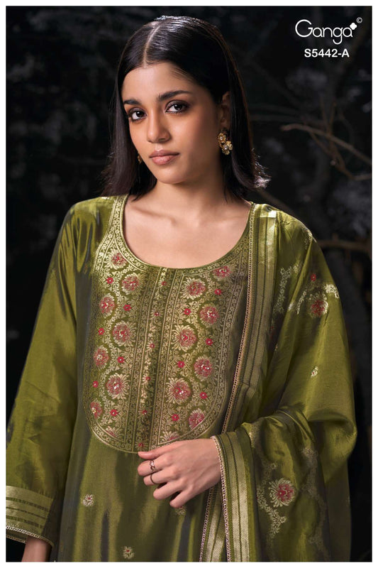 BUY GANGA SUITS GANGA EVIARA S5442 PREMIUM SUIT