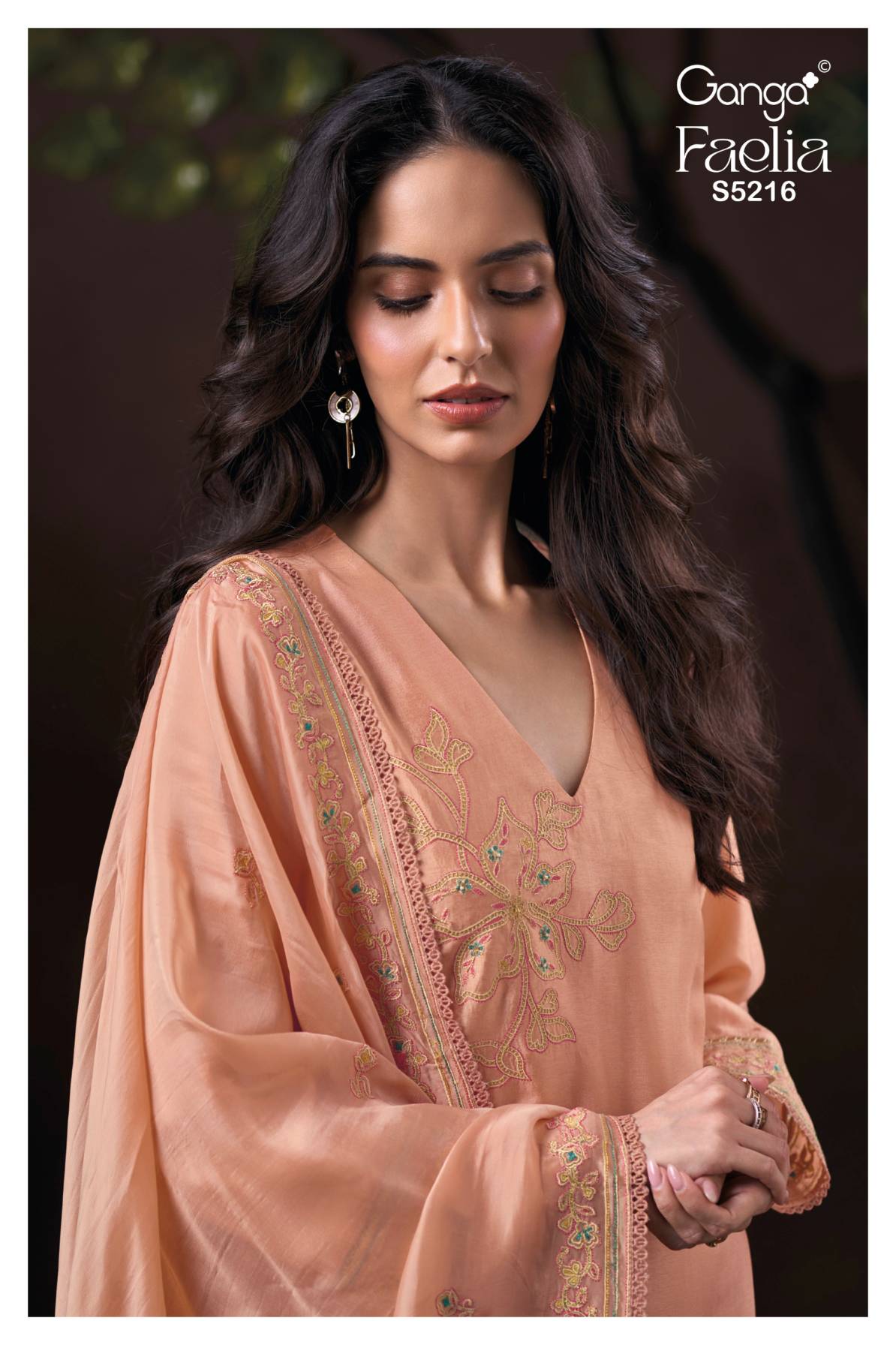 BUY GANGA SUITS GANGA FAELIA S5216 PREMIUM SUIT