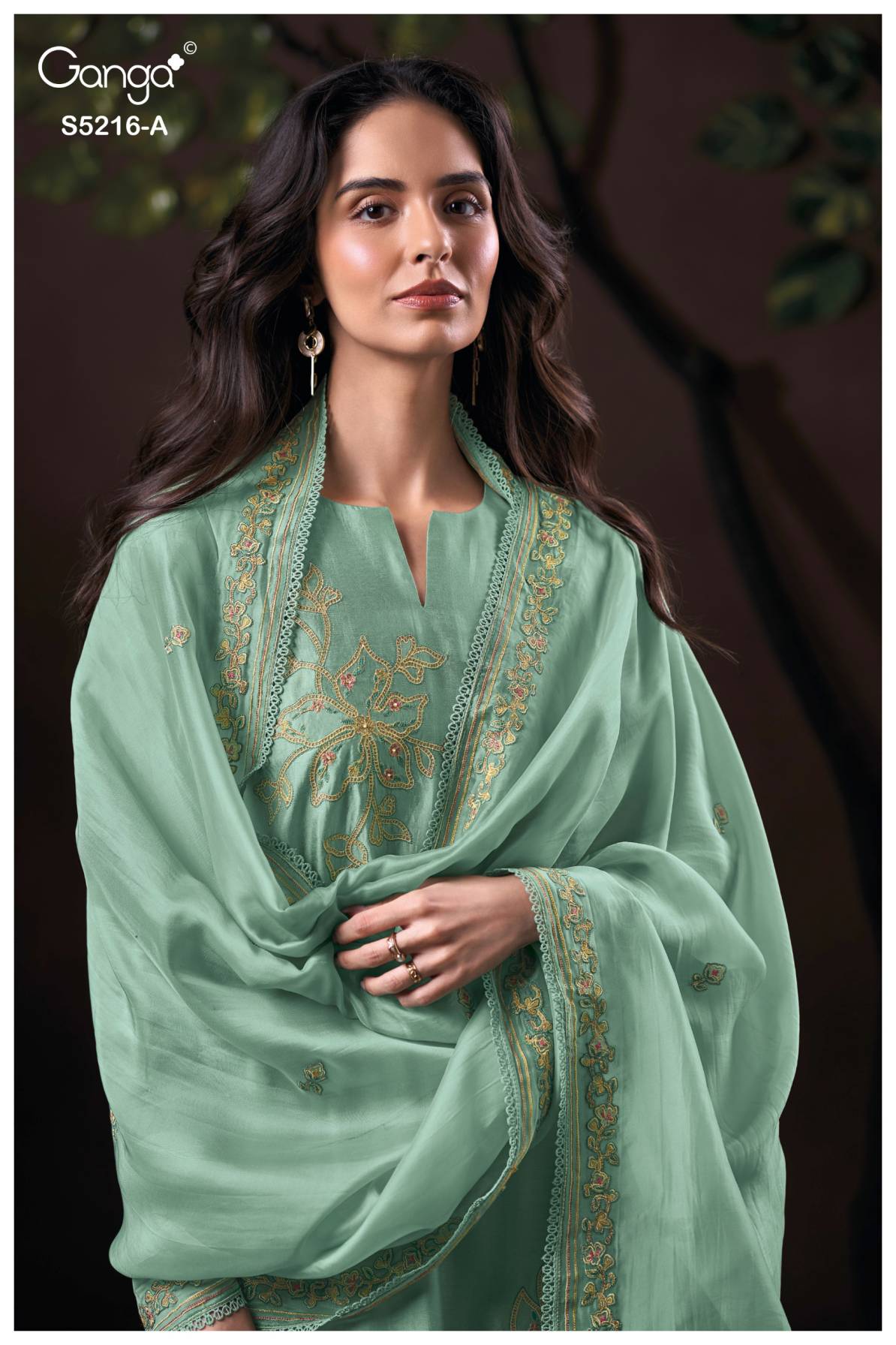 BUY GANGA SUITS GANGA FAELIA S5216 TOP DESIGN