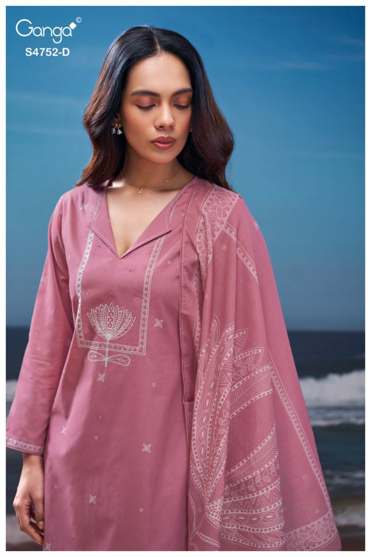 BUY GANGA SUITS ONLINE GANGA FAIRA S4752 NEW CATALOGUE