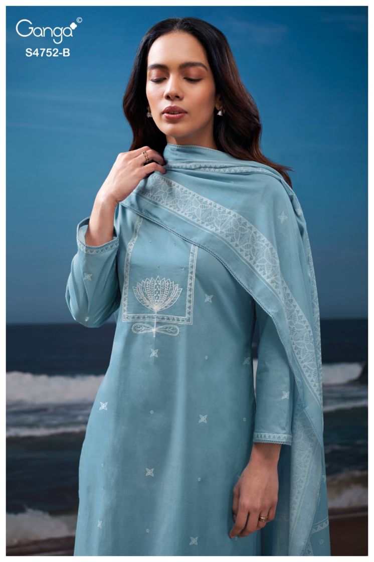 BUY GANGA SUITS ONLINE GANGA FAIRA S4752 PREMIUM SUIT