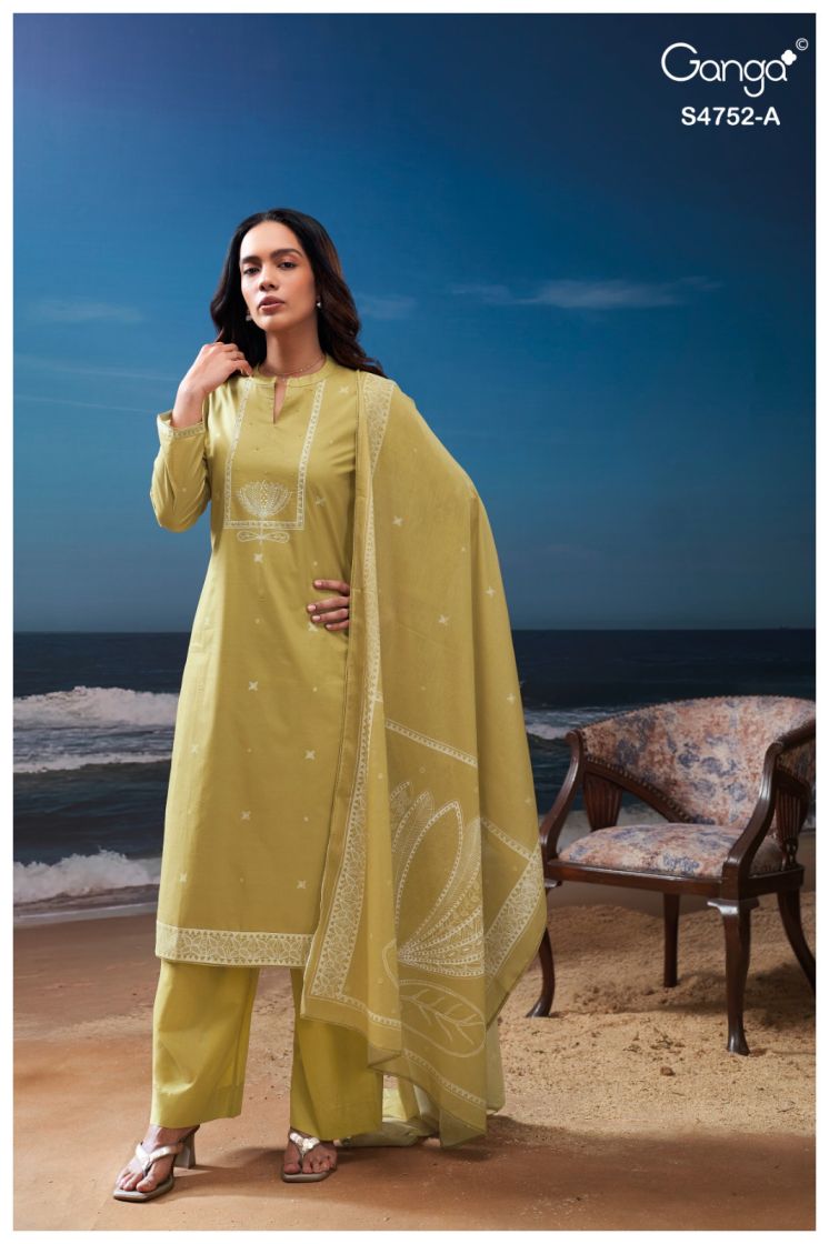 BUY GANGA SUITS ONLINE GANGA FAIRA S4752 TOP DESIGN