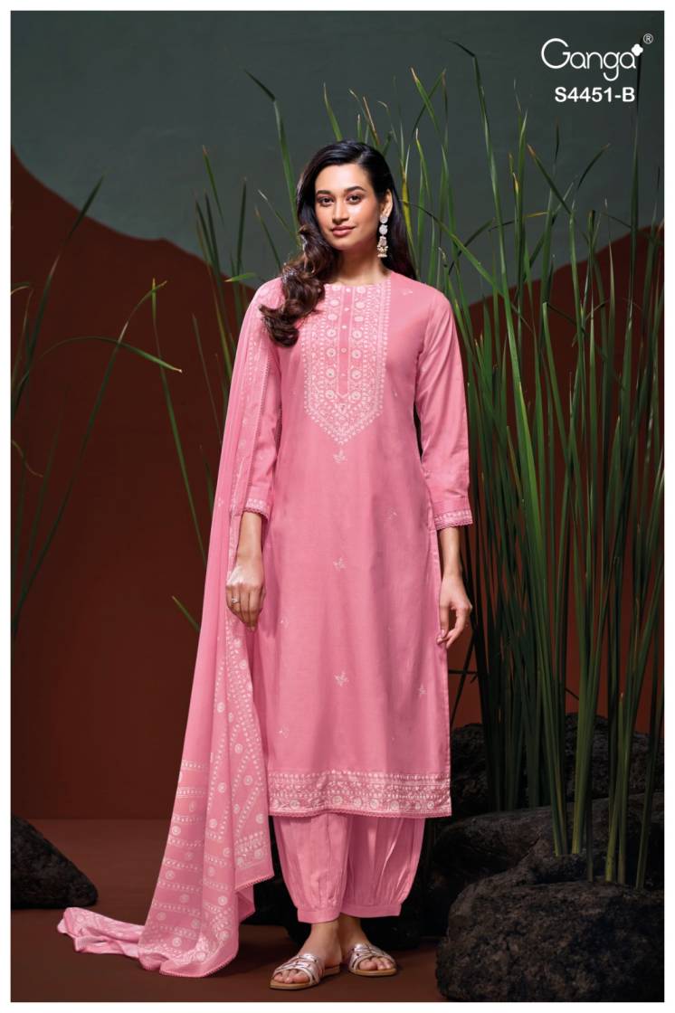 BUY GANGA SUITS ONLINE SALE GANGA FELORA S4451 TOP DESIGN